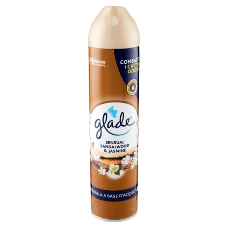 Glade® Spray, Profumatore per Ambienti, fragranze assortite Mughetto, Sandalo, Ocean Adventure 300ml